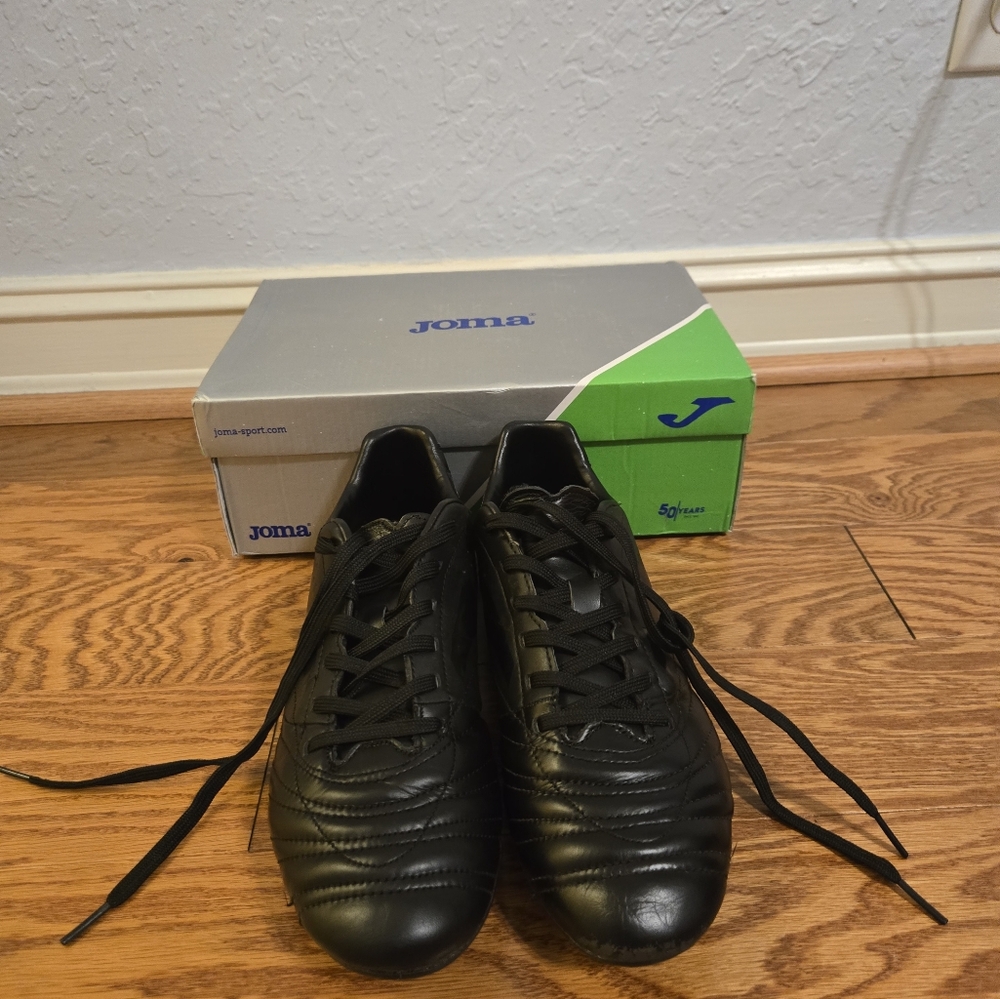 Joma Soccer Cleats Aguila Gol 821 Black Firm Ground